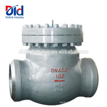 High Pressure Air Inline Wafer Style Y Ball Wcb Swing Butt Welded Well Check Valve Water Pump